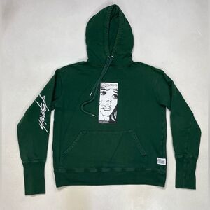 Joyrich Pressures Of Being At The Top Pullover Hoodie Women XS Green